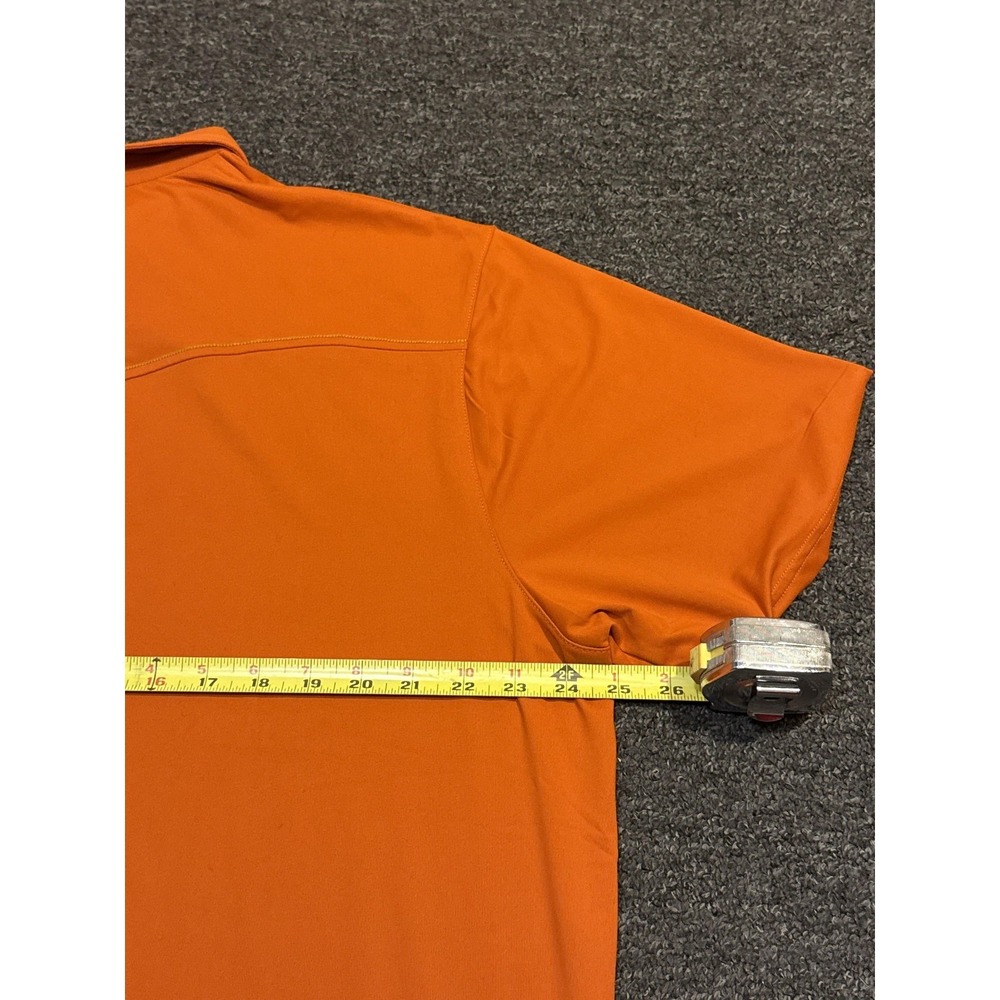 University of Texas Longhorns Pearl Snap Polo Shirt XL Orange NCAA Antigua - Picture 5 of 5